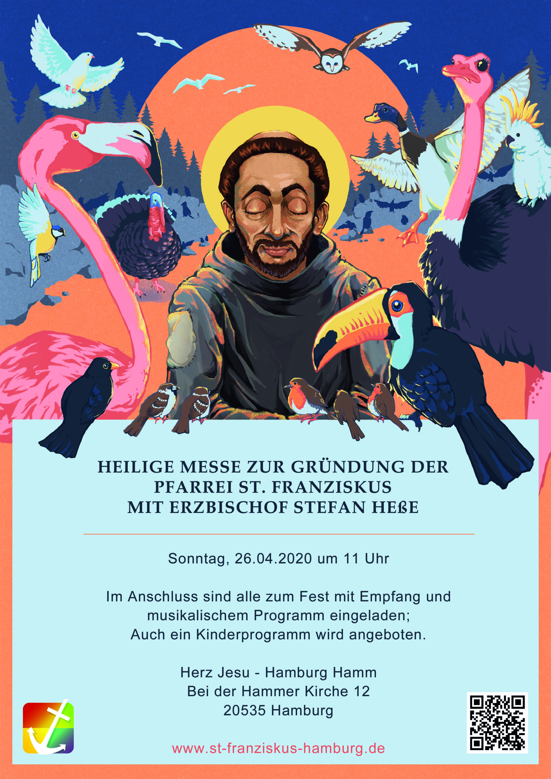 Plakat Gründungsgottesdienst 26.04.2020